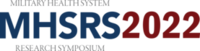 2022 Military Health System Research Symposium logo